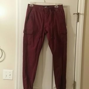 Junior Joggers, Burgundy,  Medium